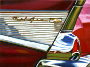 Chevy Car Art Print|Bel Air Fin