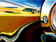 Chevrolet Car Art Print|Stingray Headlight