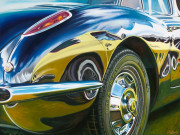 Corvette Car Art Print| Vette on Vette