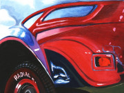 Ford Car Art Print| Hot Rod Reflection