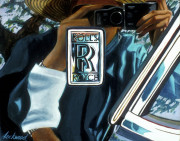 Rolls-Royce Car Art Print|Rolls Logo