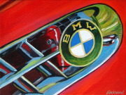 BMW Car Art Print|BMW 507 Roadster