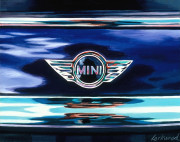 Mini Car Art Print|Mini Cooper Logo