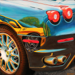 Ferrari Car Art Print|Horsepower