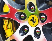 Ferrari Car Print | Ferrari Wheel