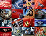 Car Art Print|Auto Logos
