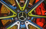 Mercedes Car Print | Mercedes AMG Wheel