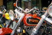 Harley Davidso Motorcycle Art Print|City Bikes