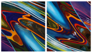 Abstract Car Art Print|Double Vision