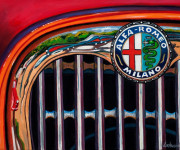 Alfa Romeo Car Art Print|Alfa Logo
