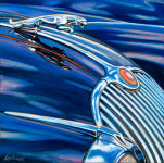 Jaguar Car Art Print|Jaguar Blues